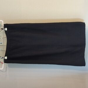 Nilani Midi Straight Knitted Skirt Silk Angora Old Money Vintage Quiet Luxury